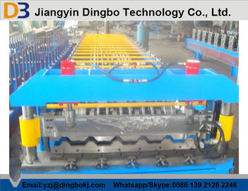 Roofing Sheet Roll Forming Machine With Speed 10 - 15m / min For Construction Material